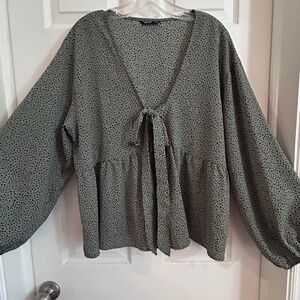 Shein Curve Babydoll Top, 1XL